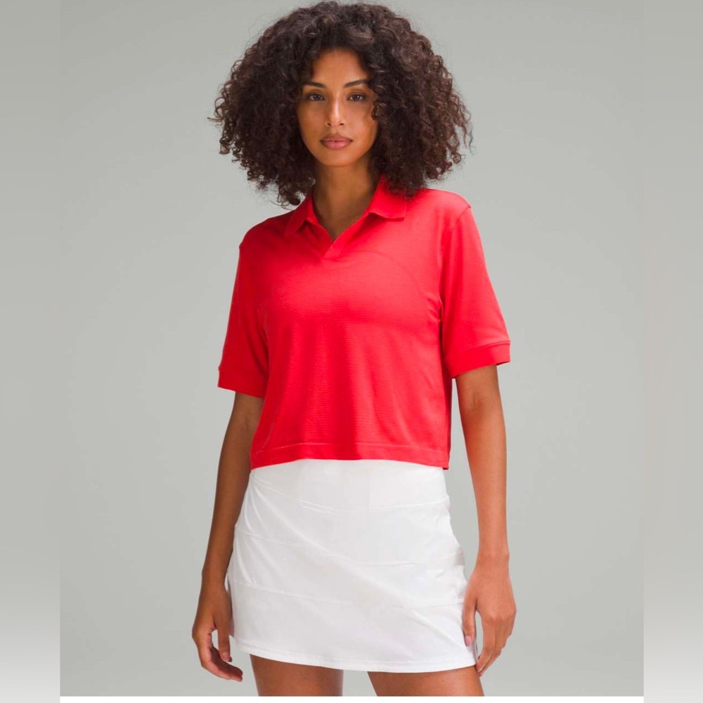 Lululemon Swiftly Tech Relaxed-Fit Polo Shirt
Hot Heat / Red Glow size 2